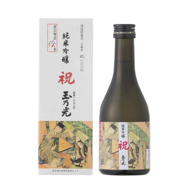 純米吟醸 祝100％ 源氏物語絵巻【300ml】 – 玉乃光酒造オンラインショップ